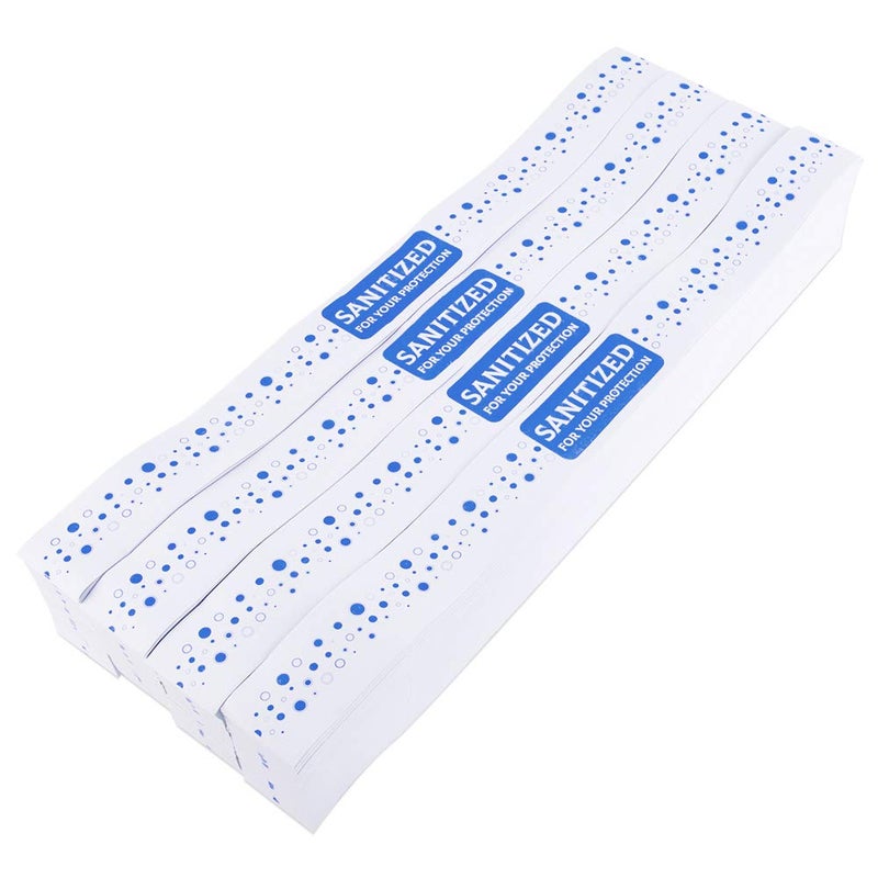 ESSENTIAL- Printed Toilet Seat Band 16-1/2" Wide X 1-1/2" Deepuse In Hospitals, Hotels And Motels (Case Of 2000) - Image 1